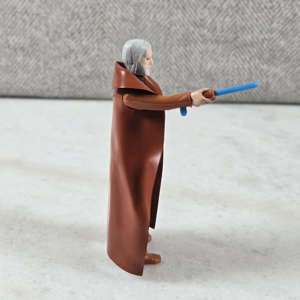 VTG 1977‎ Kenner Star Wars Obi-Wan Kenobi Gray Hair Variant Complete Telescoping